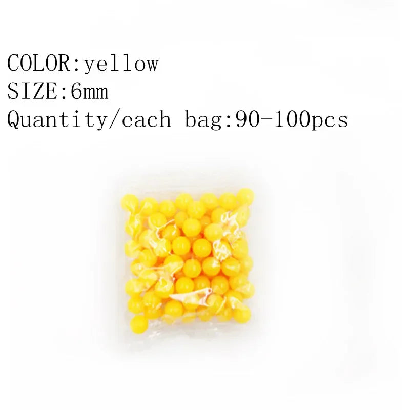 5/10 bags 6mm Bb Paintball With Box Toy Gun Hard Plastic Figure Ball Bullet Q6PD