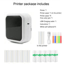Mini Printer, Portable Thermal Photo Printer, Inkless Sticker Maker Machine for Notes, Photos, Stickers, Labels