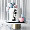 2023 New Baby's Happy Birthday Party Cake Topper Gold Cartoon Acrylic Cake Toppers for Baby Shower Cake gift Dessert Decoration