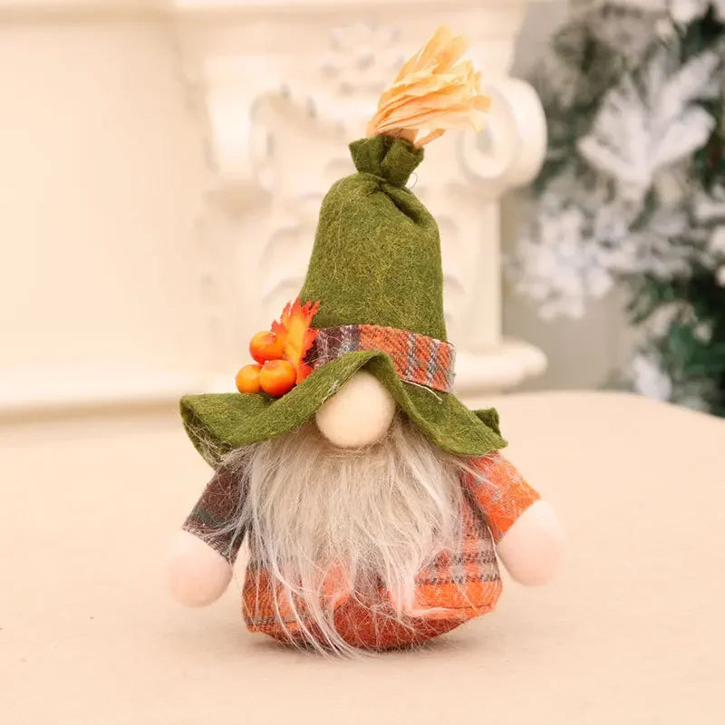 1pc Fall Gnome Autumn Gnome Pumpkin Sunflower Swedish Dwarf Thanksgiving Day Christmas Decor Nordic Gnome Land God Old Man Decor