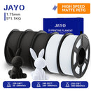 JAYO PETG 3D Filament 1.75MM High Speed PETG 3D Printer Filament 4Rolls High Flow Speedy Matte Effect 3D Printing Mateials