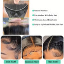 Straight 4x4 5x5 6x6 Closure Human Hair 13x4 Ear To Ear Transparent Frontal Lace Only 2x6 HD Lace Closure 3-5 Days Delivery