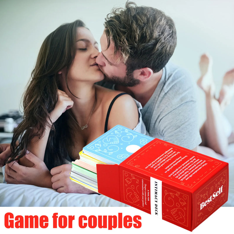 2022 Season's Popular Intimacy Deck By Best Self 150 Sheets Romantic Couple Board Game Cards Affectionate Dialogue Party Gift