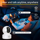 BoyKeep 3MP 5G/2.4GHz WiFi Indoor Home Security IP Smart Pet Dog Camera Automatic Tracking 24/7 Video Surveillance Camera