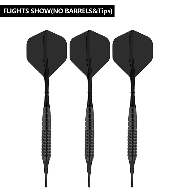 CyeeLife Dart Flights Shafts 6 PCS Integrated Dart Flights and Shafts 2BA Screw in-one Dart Accessorie Set Durable Anti-Fall