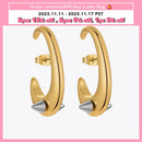 ENFASHION Piercing Cone Earrings For Women Christmas Gift Kolczyki Gold Color Stud Earings Fashion Jewelry Wholesale E221403