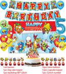 Superzings Birthday Party Supplies Balloon Banner Backdrop Tableware Cake Topper Party Decoration Baby Shower