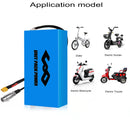 EScooter Ebike Battery Pack 36V 48V 52V 60V 72V 40Ah 25Ah 20Ah Waterproof Lithium Batteries 250W-3000W Motorcycle/Trikes/Bicycle