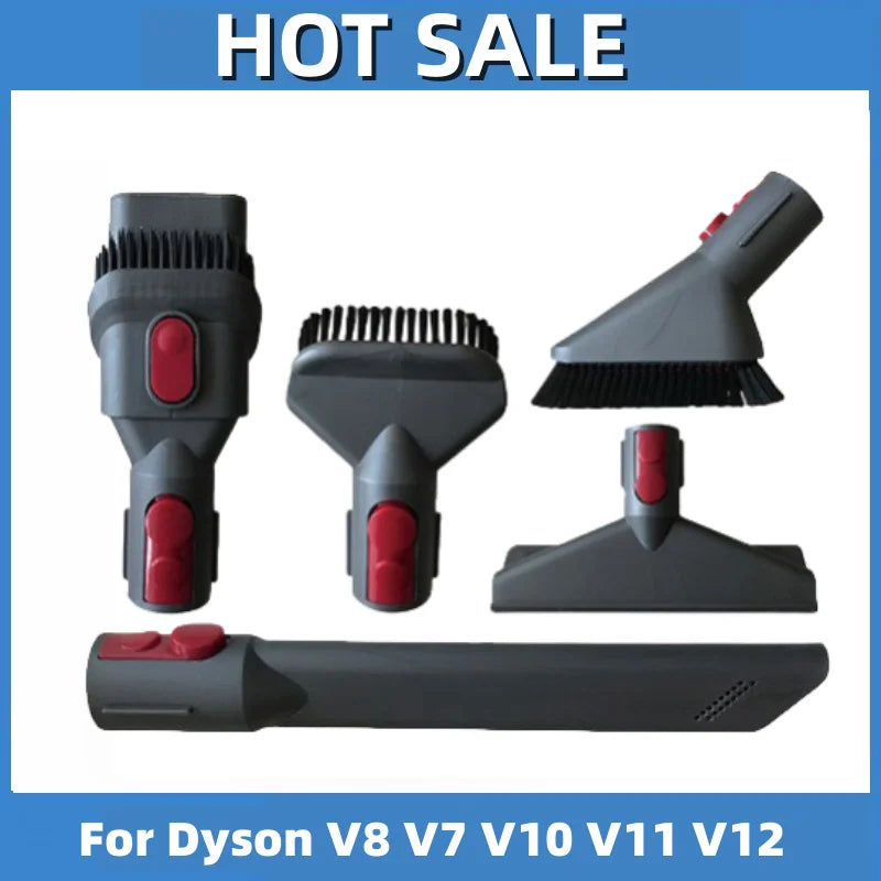 For Dyson V7 V8 V10 V11 V12 Replacement Brushes Nozzle Accessories Tool Kit Vacuum Cleaner Spare Parts Long Bristle Brush