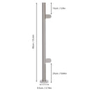 Railing Column with Stable Base, Stainless Steel 90cm or 110cm Middle Column and End Column