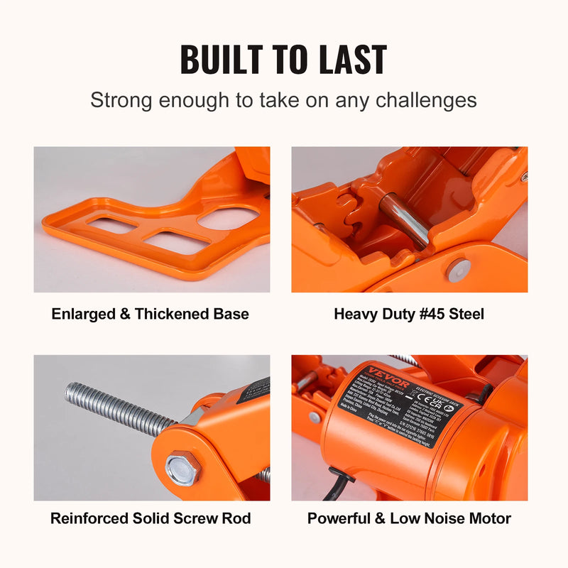 VEVOR Electric Car Jack 3 Ton Scissor Jack with Electric Impact Wrench 12V Portable Car Jack Lifting for SUV, Truck Tire Change