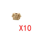WW2 Military Building Blocks Mini Bricks Solider Figures Gifts Weapon Equipment Accessories USA Greman Vests Armor Toys For Kids