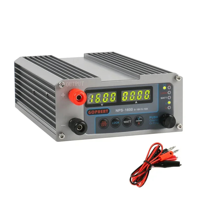 NPS-1601 New Version Laboratory DIY Adjustable Digital Mini Switch DC Power Supply WATT With Lock Function 32V 16V 60V 5A 10A 3A