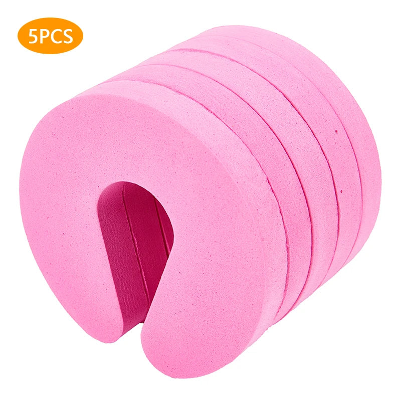 5Pcs Soft Foam Door Stopper Protection Baby Safety Keeps Doors From Slamming Prevents Finger Pinch Injuries Finger Protector