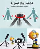 JINBEI L-22 Octopus Flexible Tripod Stand Phone Camera Table Desk Mini Tripod Smartphone Dslr Portable Bracket with 1/4'' Screw