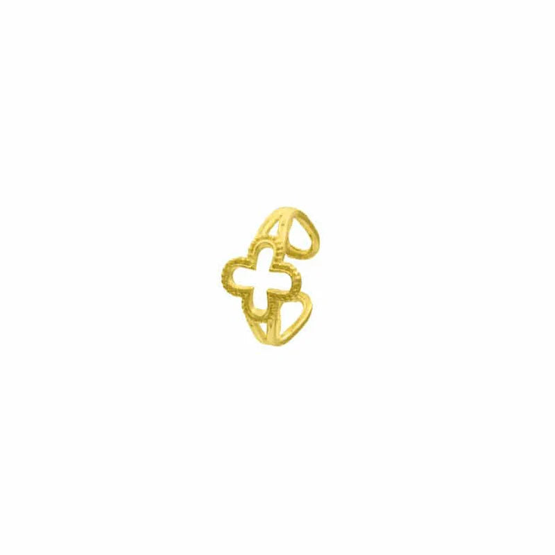 TIANDE 1PC Gold Color Clip Earrings for Women CZ Zircon Fake Piercing Ear Cuff Women's Earrings 2023 Fashion Jewelry Wholesale