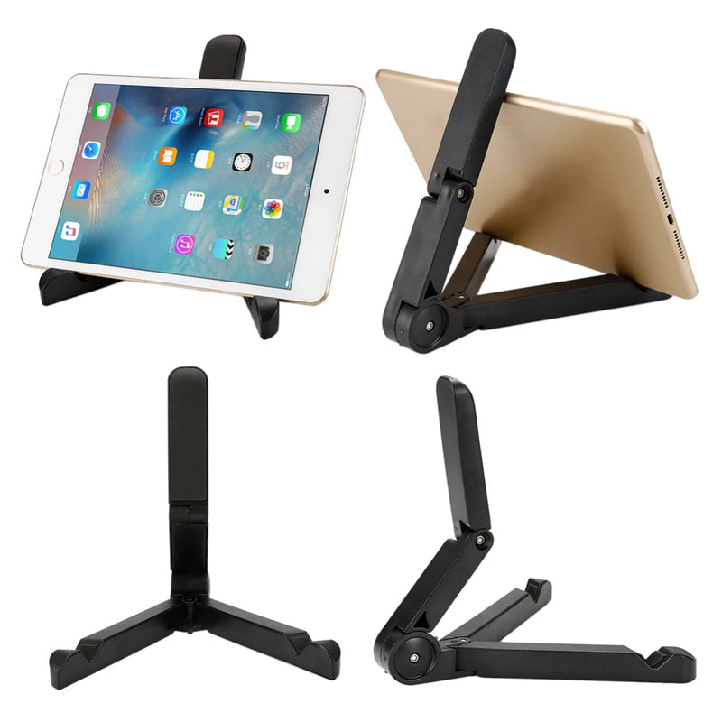 Folding Universal Tablet Bracket Stand Holder Adjustable Desktop Mount Stand Tripod Table Desk Support for IPhone IPad Mini Air