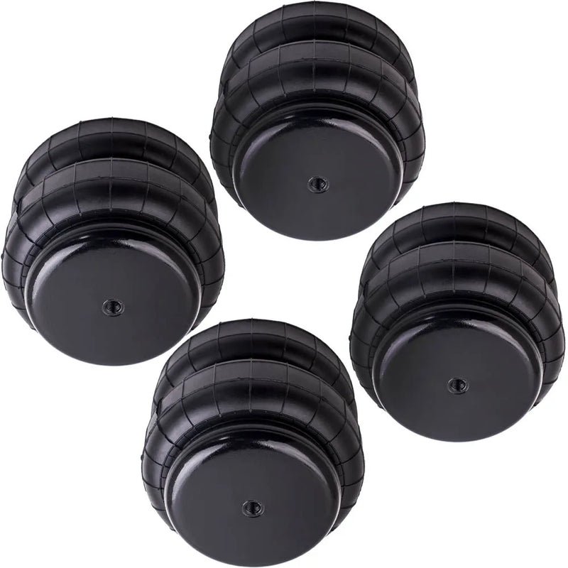 4 Packs Air Suspension Spring Bag Standard 2500lb 1/2"npt Single Port Heavy Duty Air Ride Suspension Air Spring Bag