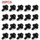 Car M6 Body Bolts For Car Body Fender Bumper Engine Cover Splash Shield Guard Bumper Fender Liner Retainer Fastener Rivet Screws