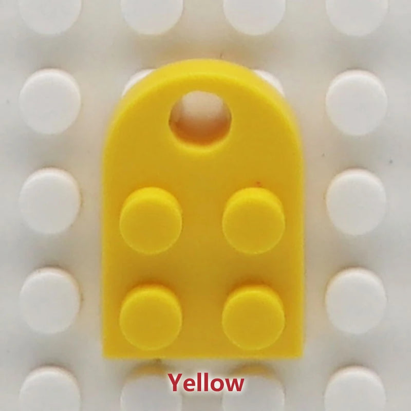 50pcs DIY Building Blocks 3176 Brick Heart Necklace/Key Ring Toys 2x 3 Heart-shaped Multicolor Educational Toy Gift for Children