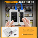 DayPlus Pass Through RJ45 Crimp Tool Kit Ethernet Crimper CAT5 Cat5e Cat6 Crimping Tool Kit 3 IN 1 - Crimp Cutting Peeling