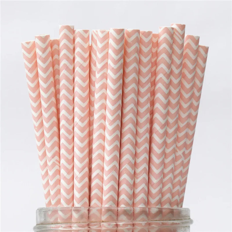 25 pcs lridescent Straws carnaval Party Wedding Decoration Kids Birthday Baby Shower Christmas Frozen Supplies party