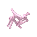 Gobricks 10PCS 4719 Bicycle Bricks Frame Solid or Hollow Stud Parts Compatible MOC Building Block Adult Kids Education DIY Model