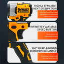 DEWALT DCF922 Wireless Impact Wrench Rechargeable High Torque 406Nm(Reverse) 1/2" 2500 PRM Universal 20V Battery Power Tool