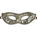 Gold Lace Mask Party Masquerade Halloween Mask Half Face One-Eyed Fox Fun Eye Patch Multiple Shapes