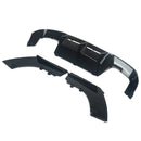 3PCS Rear Lip Spoiler Bumper For BMW M2 Diffuser F87 Coupe M2C Competion 2015+ Gloss Black