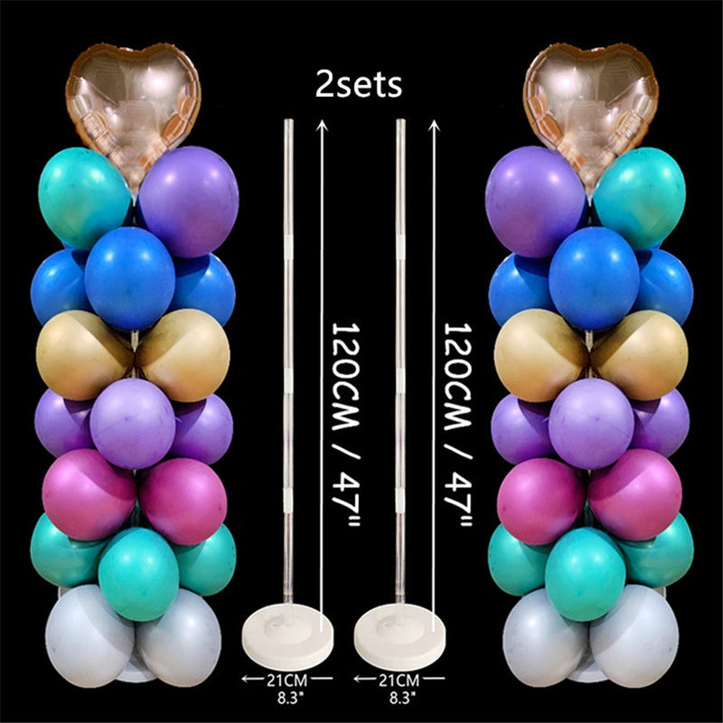 Birthday Party Balloon Stand Column Balloon Garland Wedding Birthday Party Decorations Adult Kids Balloon Box Ballon Accessories