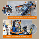 Mould King 19014 Technical Car Toys The MOC-89879 Pneumatic Concrete Pump Truck Model Building Block Brick Kids Christmas Gifts