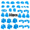 WW2 Military Building Blocks Mini Bricks Solider Figures Gifts Weapon Equipment Accessories USA Greman Vests Armor Toys For Kids