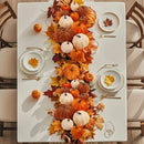 Halloween Artificial Pumpkin Ornaments Halloween Party Thanksgiving Dinner Table Decoration Autumn Fall Home DIY Craft Wreath