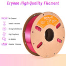 ERYONE New Arrival Hyper Speed Silk PLA Dual Color Filament High Quality 1KG 1.75mm Diamete Filament For 3D Printer Fast Ship