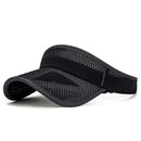 Summer Sports Sun Hats Men's Cap Adjustable Visor Uv Protection Empty Top Tennis Running Sunscreen Mesh Brim