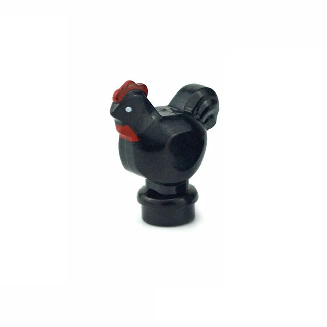 Poultry City Animals Figures Classic Building Block Deer Owl Goat Tiger Zoo Farm Accessories DIY Brick Children Kids Toy Gifts