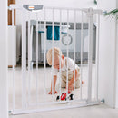 UBRAVOO Baby Gate for Doors and Stairs, Height 100 cm, Safety Pet Gate,  Automatic Closure, Triple Locking, JLB-MD01
