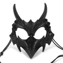 Halloween Mask Half-face Mask Cos Dragon God Fierce Tiger Night Fork Tengu Man Wolf Mask Performance Skull Masks