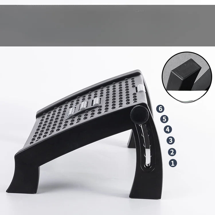 Manufacturers Wholesale Footstool Anti Warping Legs Six Adjustable Footstool Footstool Office Under The Table Footplate