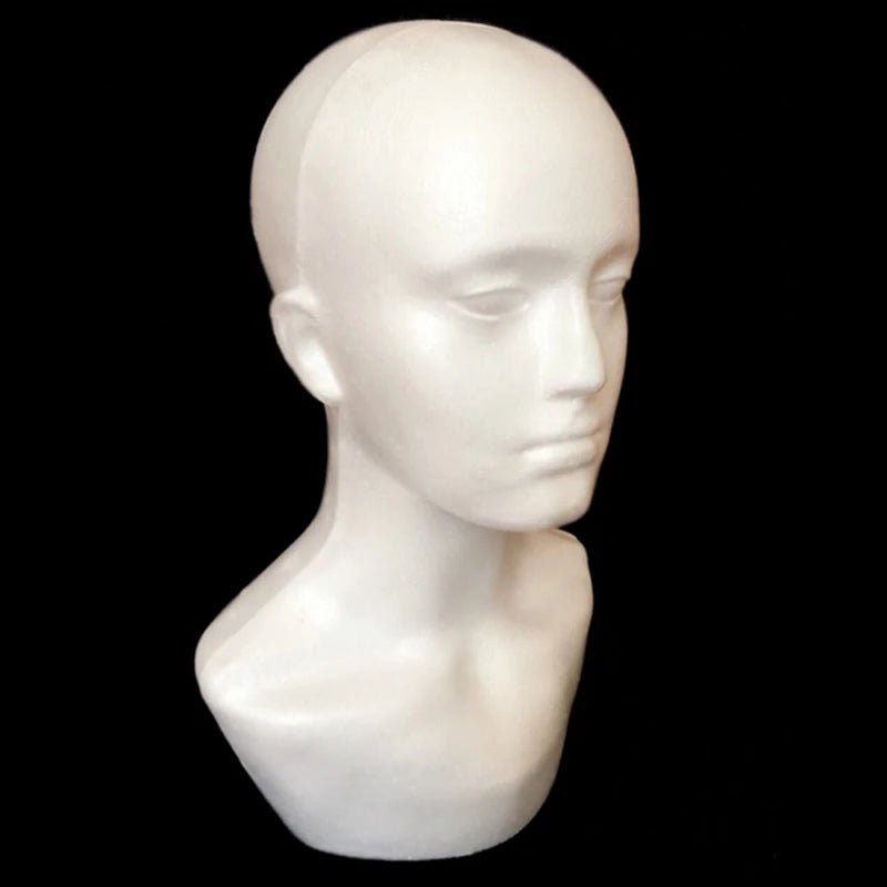 Foam Male Display Mannequin Head Dummy Wigs Hat Scarf Stand Model