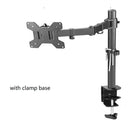 M051 clamp grommet base Full Motion 360 rotate single computer 10"-27" Monitor Holder long arm Monitor Mount Arm 9.9kgs PC stand