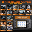 FOXWELL NT650 PRO Car ABS SRS Code Reader OBD2 Diagnostic Tool EPB OIL DPF TPMS 25+ Reset OBD2 Automotive Scanner Free Update