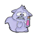 Magic Wizard Potion Red Skull Brooch Custom Dark Black Punk Metallic Badge Enamel Pin Halloween Medal Jewelry Wholesale