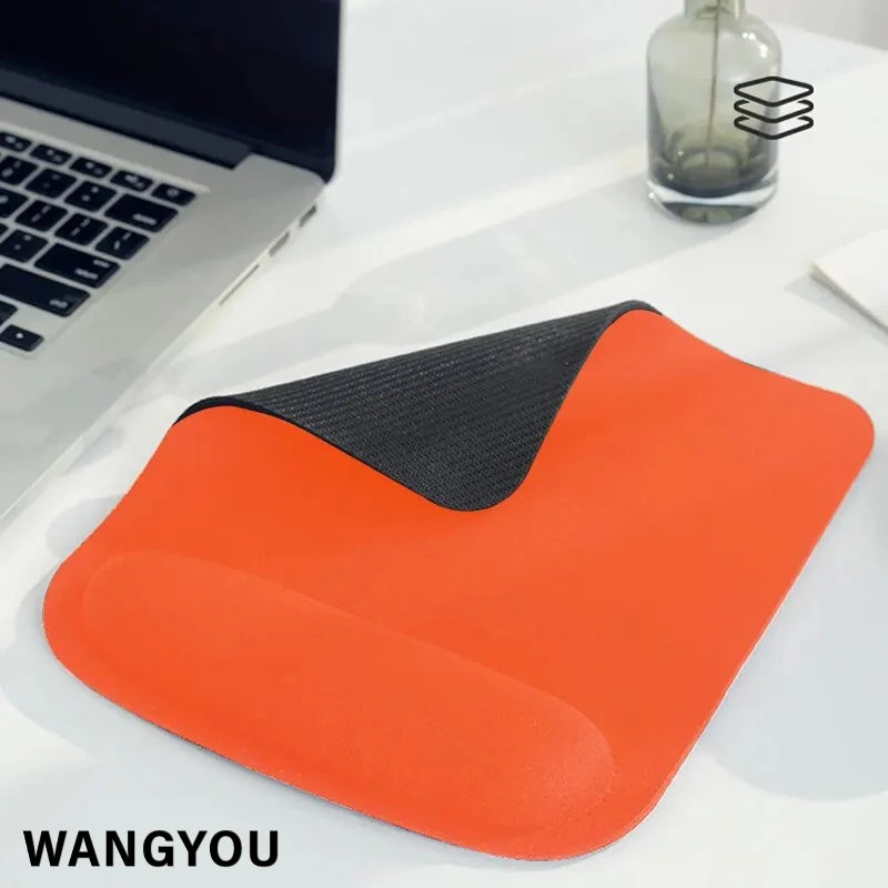 EVA Foam Wrist Mouse Pad Simple Solid Color Comfortable Thick Sponge Mouse Gaming Pc Keyboard Desk Mat 210X230MM