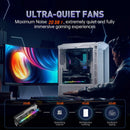 GCC-PRO Graphics Card Radiator Holder PC Cooling Fan 5V 3Pin ARGB Horizontal GPU Video Card Stand 1800RPM Cooling Fan for PC