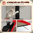 Gothic Cat Tree Floor to Ceiling, Tall Cat Tower, Adjustable Height (83''-108'') 5 Tiers Cat Climbing Tree for Indoor Cats