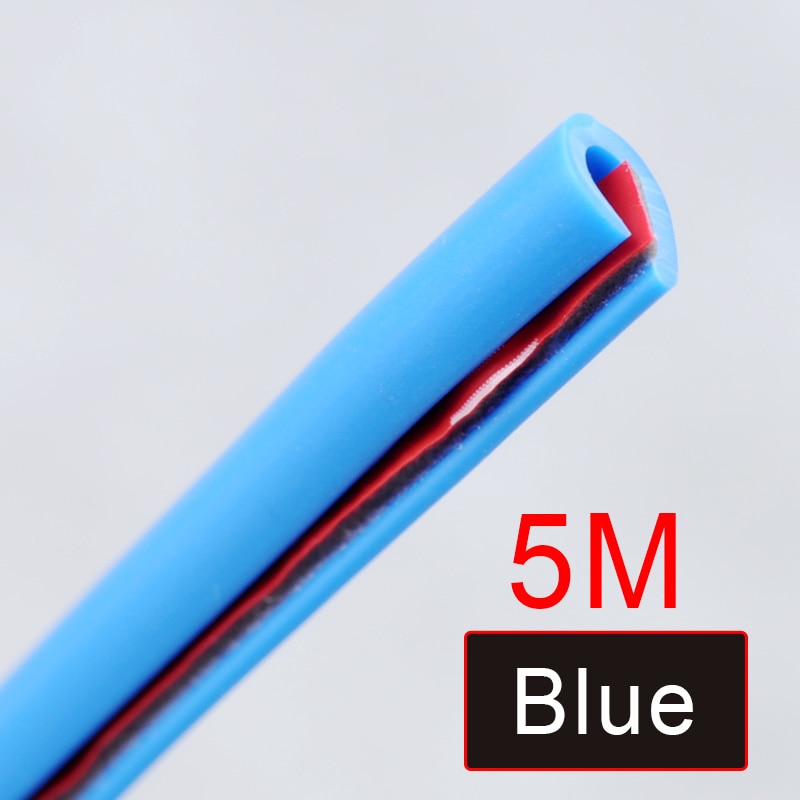 5m/10m U Type Universal Car Door Protection Edge Guards Trim Styling Moulding Strip Rubber Scratch Protector For Car Auto