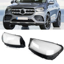 Left Right Side Headlight Lens Clear Cover For Mercedes-Benz GLS X167 2020-2023