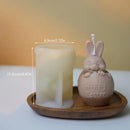 Carrot Bunny Silicone Mold for Candle Making Lily Flower Soap Rabbit Gypsum Doll Mould Easter Egg DIY Gifts Cartoon Animal Decor
